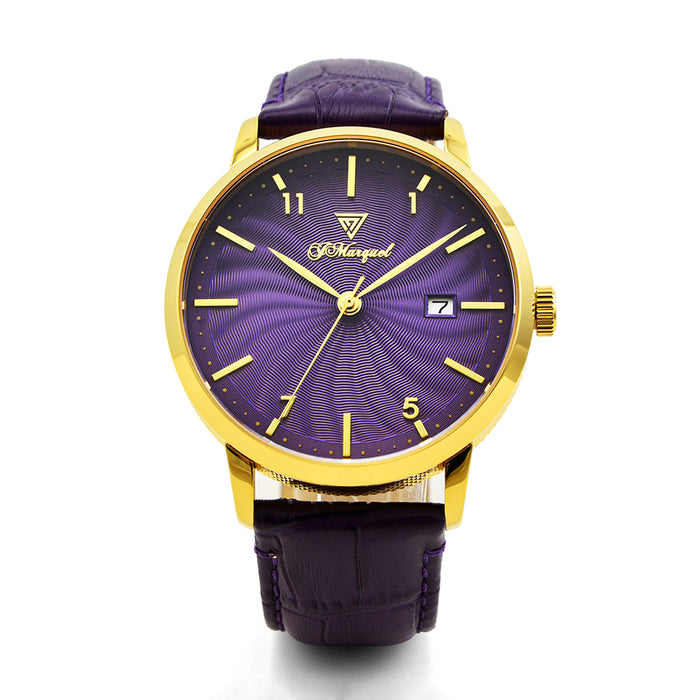 J Marquel Odyssey Eternal Amethyst watch in purple — luxury unisex timepiece