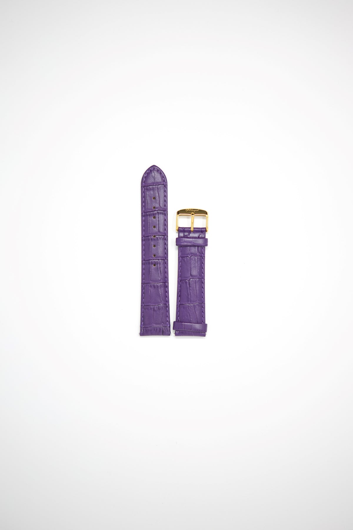 Purple Leather/Gold Strap