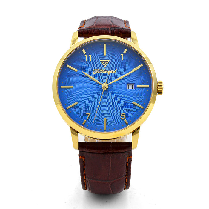 Odyssey: Sapphire Voyage (Blue with Brown Strap)