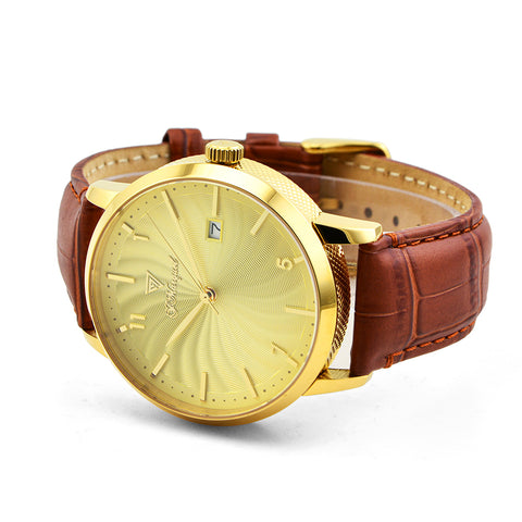Odyssey: Golden Legacy (Gold with Tan Strap)