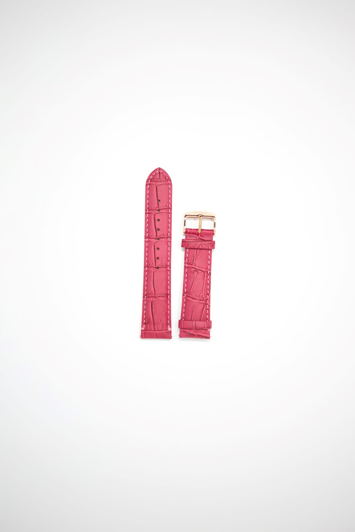 Fuchsia Leather Strap
