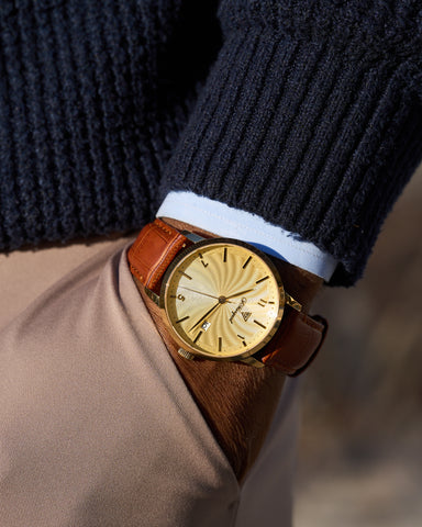 Odyssey: Golden Legacy (Gold with Tan Strap)