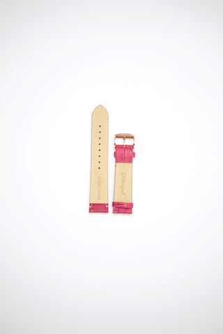 Fuchsia Leather Strap