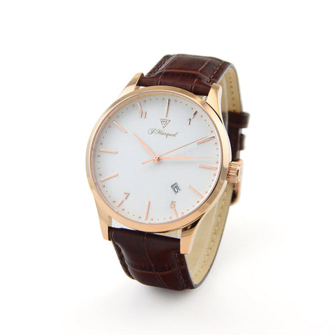 Daydream: Classic Crest (White with Brown Strap)