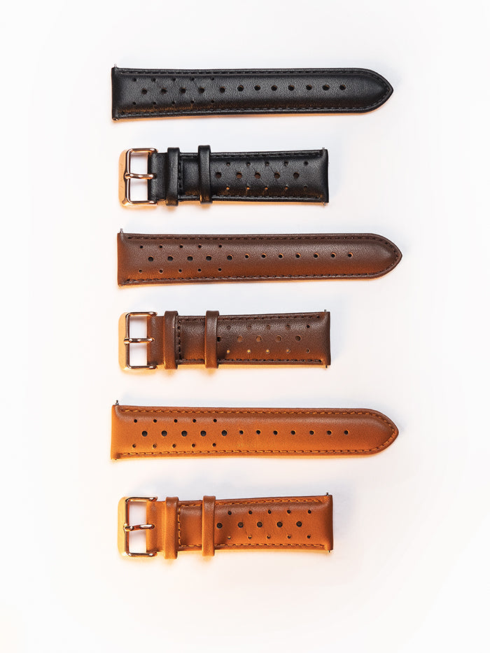 Leather Perforated Straps